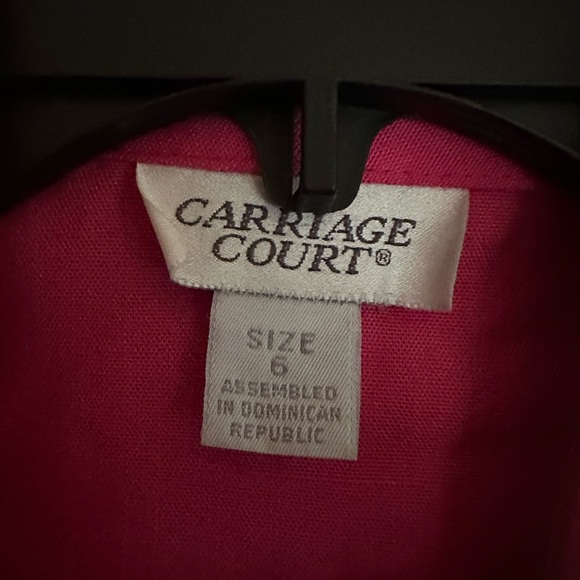 Vintage Carriage Court Blazer Jacket pink size 6 - Picture 3 of 4